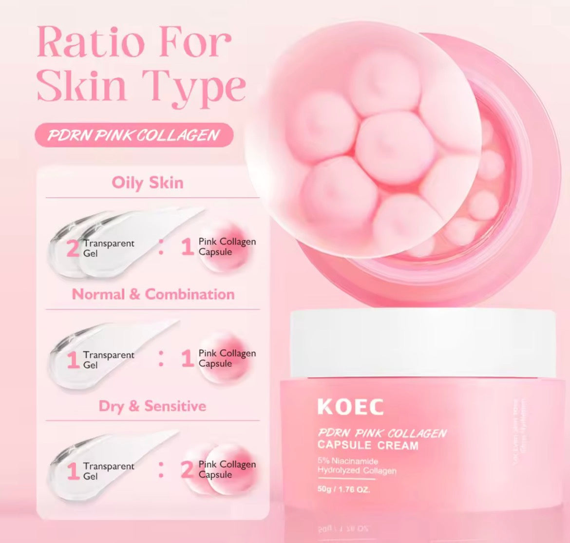 Collagen Jelly Cream — Niacinamide & Freeze-Dried Hydrolyzed Collagen